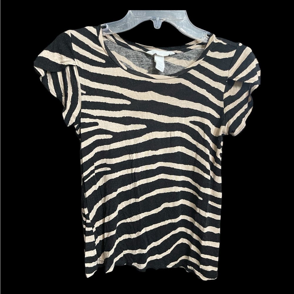 Zebra Print Women's Top